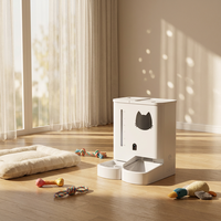 Fournitures pour animaux de compagnie en gros, OEM ODM, emballage personnalisé avec logo, distributeur de nourriture intelligent pour animaux de compagnie avec application WiFi et programmation de l'alimentation, pour les distributeurs et les détaillants d'animaux de compagnie