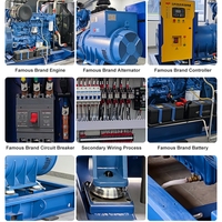 Groupe électrogène diesel de type ouvert 150 kW, groupe électrogène 180 kVA, prix avantageux, moteur Yuchai YC6A245L-D21 1500/1800 tr/min, démarrage électrique