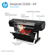 Impresora de gran formato de color de inyección de tinta de 44 pulgadas a precio de fábrica reacondicionada para HP DesignJet Z5200 Z5400 A0 B0