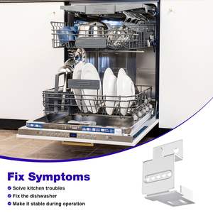 Soporte de placa frontal para lavavajillas 00628336 de acero inoxidable para Bosch AP5691119 3278461 62 - Product Image 4