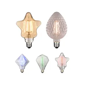 Hot Sale Star Festival Licht Dekor 3.5w E27 Lichter Dekoration Modernes Wohnzimmer Dekorieren Glühbirne Vintage Led Glühbirne