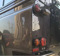 Suv 4x4 accessoires de voiture par auto avant arrière lumières lampe de gril pare-pierres 6 pièces digne des terres rover defender 90 110