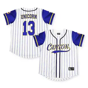 Jersey de béisbol con sublimación completa bordada con nombre y números de equipo personalizado, camiseta de béisbol cosida, camiseta de béisbol azul cielo para jóvenes