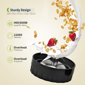 High Quality Strong Juicer Smoothie <strong>Bar</strong> Ice Blender Grinder Chopper Juicer Mixer Machine Hand-powered for Milk Application - Product Image 6