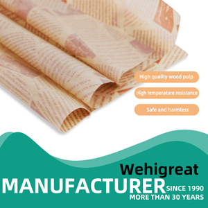 WeHigreat Fogli di Carta da Forno Personalizzabili Rettangolari Antiaderenti, Rivestiti in Silicone su Entrambi i Lati, <span class=keywords><strong>50</strong></span> Fogli 40x60 - Product Image 3