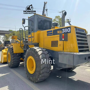 Venta caliente de Japón Komatsu WA380 cargador frontal de alta calidad con precio bajo en stock carga nominal de 5 toneladas - Product Image 1