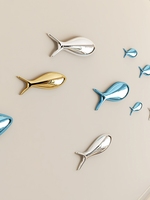 Vente en gros Art mural Salon Lumière nordique Maison de luxe Décoration murale suspendue en forme de poisson
