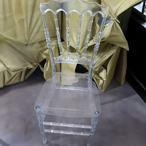 <span class=keywords><strong>Prix</strong></span> bon marché d'usine, <span class=keywords><strong>chaise</strong></span> de mariage Napoléon, <span class=keywords><strong>chaise</strong></span> Chiavari en plastique blanc, résine acrylique, <span class=keywords><strong>chaise</strong></span> d'hôtel transparente - Product Image 2