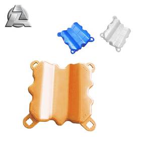 Bloque de Pontón en Forma de V, Tamaño 50cm X 50cm X 40cm, Resistencia <span class=keywords><strong>a</strong></span> la Tensión Diagonal de Más de 27 Kilonuevos, Color Azul, Naranja, Gris - Product Image 1