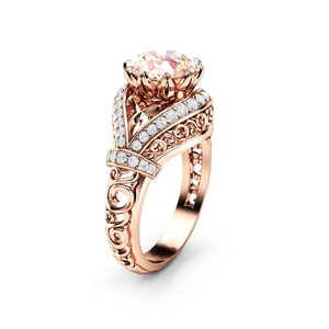 Anello alla moda scintillante per donna, gioiello da dito elegante in stile europeo americano - Product Image 1