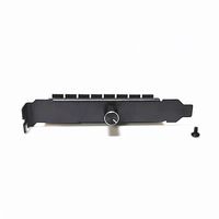 Controlador de ventilador manual de 8 vías Soporte de montaje PCI con 4 perillas para ventiladores de PC de 3/4 pines alimentados por Molex de 4 pines