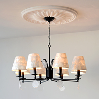 Lustre Suspendu Dimmable pour Salon de Villa Française, Hôtel, Restaurant, Salle de Banquet de Mariage
