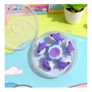 Fidget Spinner Ergonomique Silencieux Rechargeable Multicolore de Qualité Supérieure, Aide à la Concentration Adaptée aux Enfants, Jouet Nouveauté Anti-Stress, Logo Personnalisé - Product Image 6