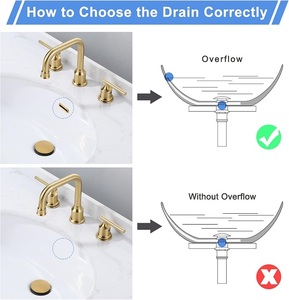 Push and Seal Pop up <span class=keywords><strong>Bouchon</strong></span> de vidange pour <span class=keywords><strong>robinet</strong></span> d'évier de salle de bain Vanité de navire avec <span class=keywords><strong>bouchon</strong></span> d'évier de salle de bain universel - Product Image 5