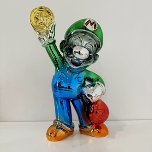 Oferta Especial: <span class=keywords><strong>Nueva</strong></span> Estatua <span class=keywords><strong>de</strong></span> <span class=keywords><strong>Mario</strong></span> <span class=keywords><strong>Bros</strong></span> en Cromo para Decoración <span class=keywords><strong>de</strong></span> Arte Pop, Figura para Monopoly, Artesanía en Resina - Product Image 3