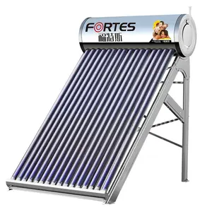 Solar warmwasser bereiter Kessel 100 Liter Vakuum röhre Solar warmwasser systeme Edelstahl Solar warmwasser bereiter