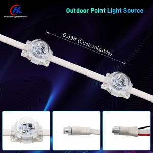 Программируемый полноцветный пиксельный светодиодный источник света с управлением DMX512 для контурной подсветки зданий и украшения рек - Product Image 4