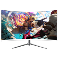 Écran de bureau incurvé personnalisé pas cher de 22, 24, 27, 32, 40, 43 pouces, 2k/4k/5k, 144 Hz, triple écran IPS 21:9 avec livraison