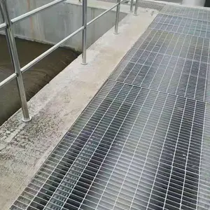 Stainless steel industrial platform pedal sewer cover plate galvanized trench drainage grille