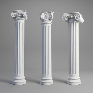 Ventes d'usine, colonnes romaines GRC décoratives extérieures de haute qualité, haute résistance, durables et imperméables - Product Image 1