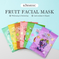 Masque facial KORMESIC Orange VC Aloe Soft Skin, hydratant en profondeur, à l'hyaluronate de sodium, blanchissant, beauté du visage