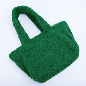 Orsacchiotto di pile Sherpa piccola <span class=keywords><strong>Vera</strong></span> Tote Bag peluche sotto le ascelle da donna soffice borsa a tracolla - Product Image 3