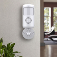 PGST Tuya Smart Zigbee PIR Alarme Mainframe Détecteur de mouvement humain ABS sans fil connecté à d'autres détecteurs