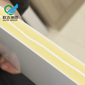 Mehrschichtige Co-Extrusion 5-Schicht-PVC-Platte Maßgefertigte Größe Recycelbare Werbe-Dekoration 5-18mm Dicke PE - Product Image 2