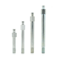 Raccords femelles à embout allongé sur mesure YUEDU, en acier inoxydable 304, buse conforme à la norme DIN, zinguée, résistante à la corrosion, pour l'eau