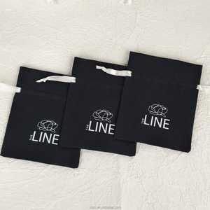 Bolsas de Lona Reciclada Personalizadas al por Mayor, Bolsas de Algodón con Cordón Personalizadas para Empaque de Joyería, Pulseras y Anillos - Product Image 3