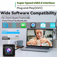 Módulo de Cámara USB3.0 de Alta Velocidad IMX577, Placa de Cámara Web de 12MP, 4K 60fps, 1080P 230fps, 88 °   Gran Angular Sin Distorsión, Conexión Plug and Play