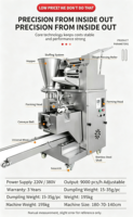 Machine automatique à momo et raviolis en acier inoxydable avec moteur haute efficacité pour les petites entreprises en démarrage