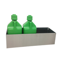 JH-Mech Nouvelle Aluminium 2 Propane Gaz Carburant Rack Titulaire Durable Divers Pour Remorque Garage Ou Piste de Course Carburant Cruche Rack