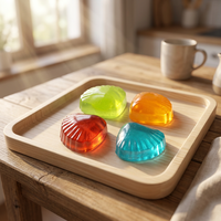 Bonbons gélifiés en forme de coquillage, saveur fruitée, cadeau de fête, vente en gros