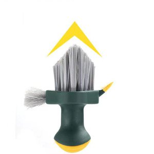 Brosse de nettoyage multifonctionnelle en plastique pour joints, outils de nettoyage manuels pour rainures et interstices, brosse de nettoyage pour murs de salle de bain et coins de toilettes - Product Image 5