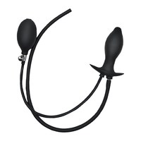 Plug anal gonflable extra-large et épais moulé par soufflage pour hommes et femmes ; Dilatateur de massage de la prostate à entrée arrière ; Jouet d'auto-plaisir ; SM