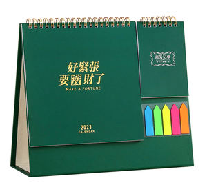 Calendario de mesa Calendario de escritorio diario <span class=keywords><strong>perpetuo</strong></span> Personalizado 2023 Calendario de mesa de papel de impresión al por mayor con soporte móvil Aluminio - Product Image 2