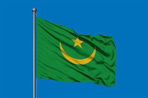 <span class=keywords><strong>Bandera</strong></span> rectangular voladora de calle <span class=keywords><strong>Bandera</strong></span> de <span class=keywords><strong>Mauritania</strong></span> stock de fábrica envío rápido - Product Image 2