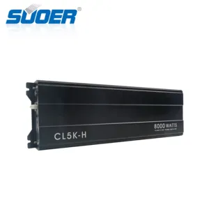 Suoer CL-5K popular produto alta potência 10000w max amplificador mono canal classe d carro amp