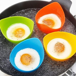 Taza de silicona <span class=keywords><strong>para</strong></span> cocinar huevos escalfados, utensilio <span class=keywords><strong>para</strong></span> microondas, freidora de aire y horno, antiadherente, fácil de limpiar, sin BPA - Product Image 1
