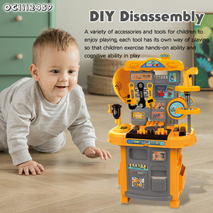 Khoan Điện Trò Chơi Thợ Thủ Công Giả Vờ Chơi Hội Thảo Cơ Khí Đồ Chơi Trẻ Em Lắp Ráp Công Cụ Thiết Lập Trẻ Em Sửa Chữa Công Cụ Đồ Chơi Cho Bé Trai - Product Image 3