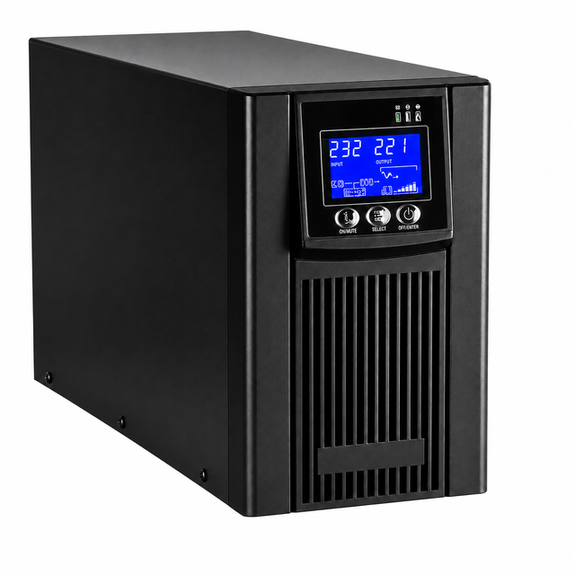 Uninterrupted Power Supply 1000VA 800W Line Interactive UPS LCD Display RS232 for Computer CCTV