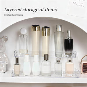 Soporte de almacenamiento de maquillaje de Colonia transparente personalizado al por mayor Trey 3 4 5 niveles joyería Perfume estantes de almacenamiento para el hogar - Product Image 6
