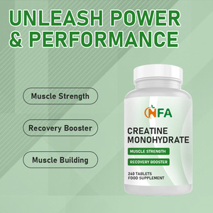 Venta directa de fábrica, tabletas de creatina monohidrato personalizables, potenciador de la recuperación de la fuerza muscular, 240 tabletas, suplemento alimenticio - Product Image 4