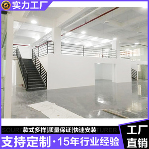 Steel Mezzanine Rack Solid Steel Plate 1000kg Sqm Heavy Duty Powder Coated <b>White</b> <b>Screw</b> Assembly For Industrial Use - Product Image 2
