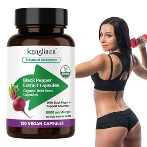 OEM nhà máy Hữu Cơ củ cải gốc viên nang cho người lớn tăng cường hấp thụ cao sức mạnh củ cải chiết xuất hạt tiêu đen chiết xuất viên nang - Product Image 1