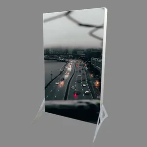 Bus Shelter Cerdas Led Kotak Lampu Meun Iklan Kotak Lampu Gambar Luar Ruangan Bingkai Poster Iklan