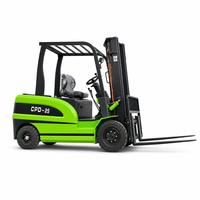 Chariot élévateur électrique contrepoids de 2,5 tonnes avec batterie au lithium et diagnostics intelligents pour les opérations d'entrepôt, fourni par l'usine