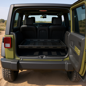 Porte-bagages arrière pour Wrangler JK 2007-2024, capacité de 300 lb, en acier au carbone, rangement intérieur, porte-bagages modèle D0100X3WRP2 - Product Image 2