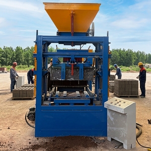 bibo QTJ4-24 Brick Making Machinery Hollow Concrete Automatic <b>Block</b> Making Machine Fly Ash <b>Sand</b> - Product Image 1